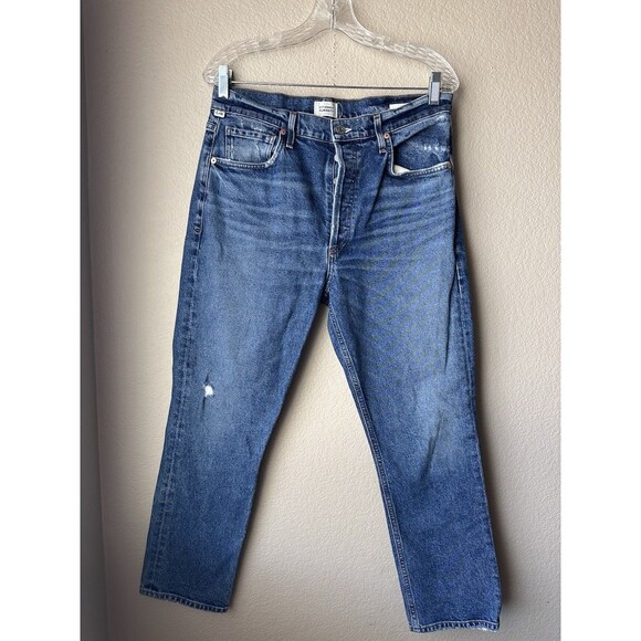 Citizens of Humanity Jolene Denim Jean Women’s Size 30 High Rise Button Fly - Picture 1 of 12